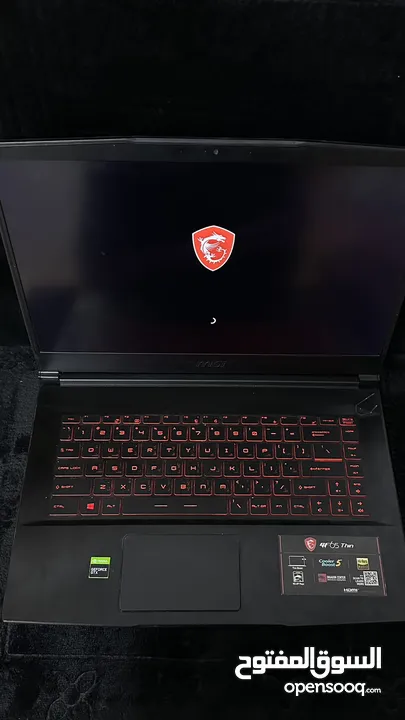 MSI GF65thin Laptop.