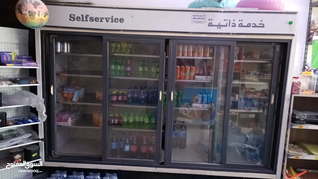 ثلاجه اربع ابواب خدمه ذاتيه للبيع بسعر حرق على الفحص الكامل شغاله 100% تواصل مع صاحب الثلاجه مباشره