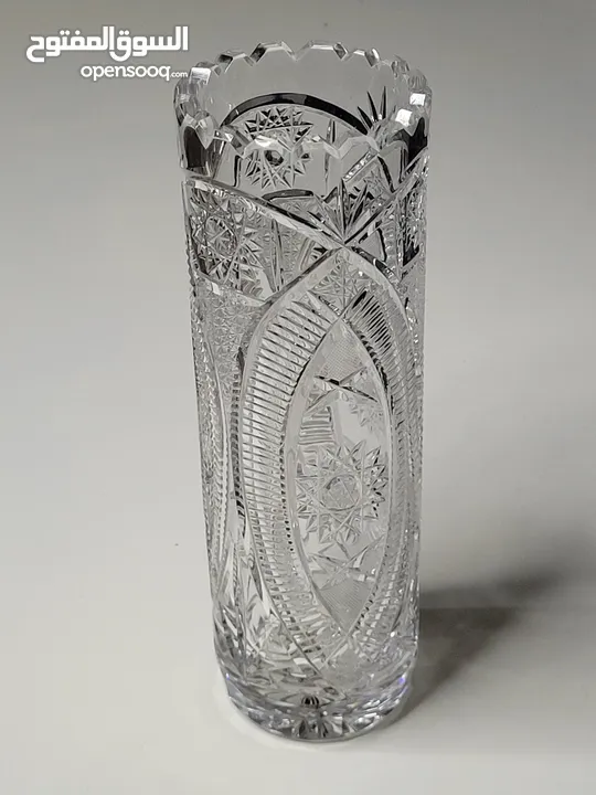 لوحات فنية فخمة وكريستال تشكي بوهيميا أنتيك من الكوبالت الأزرق وطلاء بماء الذهب Egermann handmade