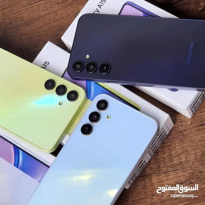 جديد Samsung A15 رام 8 و 12 و 16 جيجا 128 و 256 متوفر توصيل هدية كفر ولزقة وشاحن الاصلي