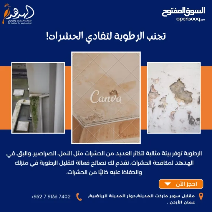 شركة الهدهد لمكافحة الحشرات والقوارض والتعقيم وتنسيق الحدائق وخدمات النظافة بخدمتكم