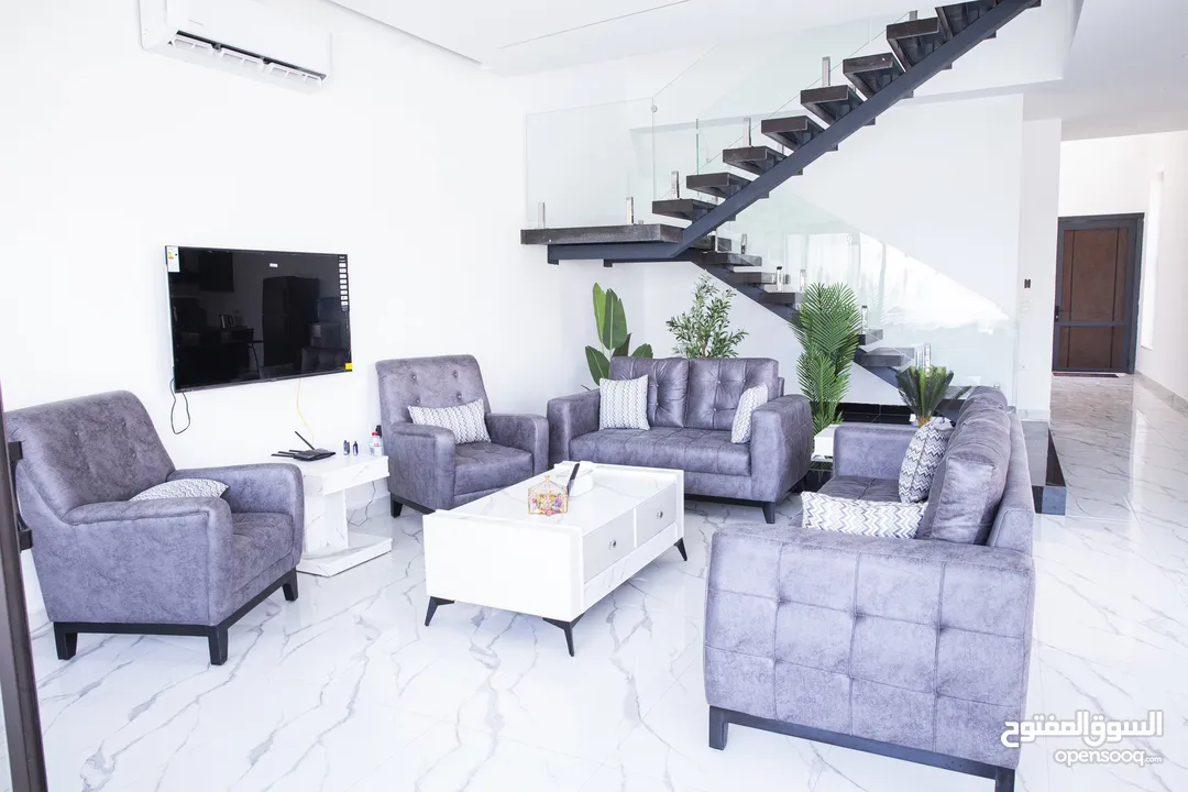 تجربة الفخامة والراحة : احجز شاليهك الآن واقضي اجازتك بكامل الخصوصية والرقي The gray villas