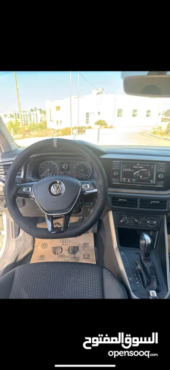 بولو - اوتوماتيك - انتاج 20 دهان شركة بالكامل ولا ضربة وعداد 55 الف عالكاش 79 الف شامل ترخيص وتامين