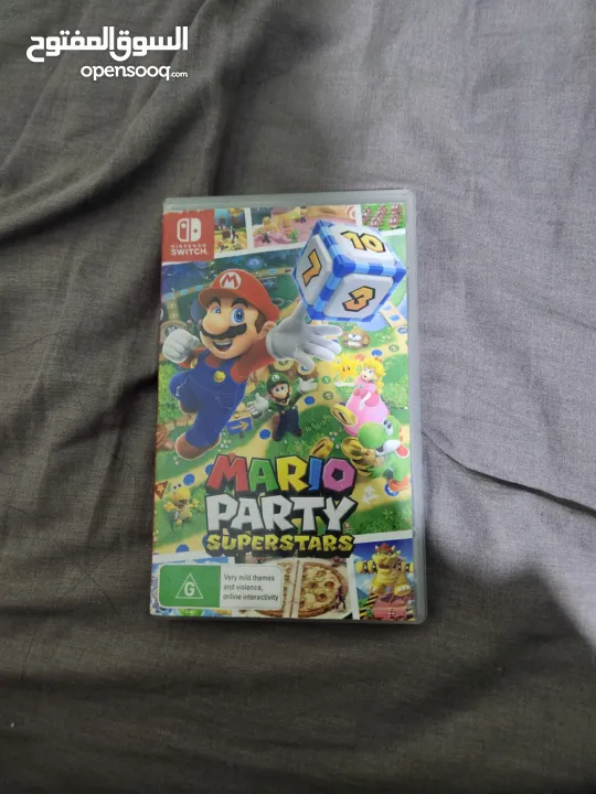 لعبة نينتندو سويتش super Mario party superstarsنينتندو سويتش مع كينترولار