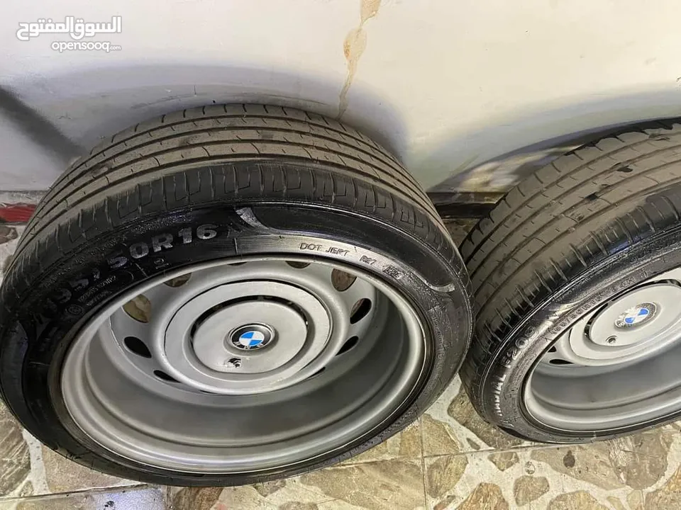 جنط حديد مسستم امامي خلفي خمس براغي للبيع