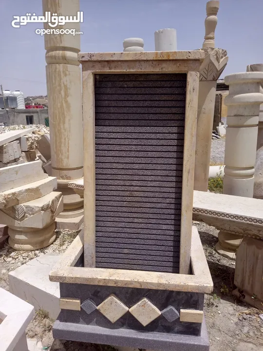 تصميم شلالات و نوافير وفيربليس و باربكيو وتركيبها وصيانتها