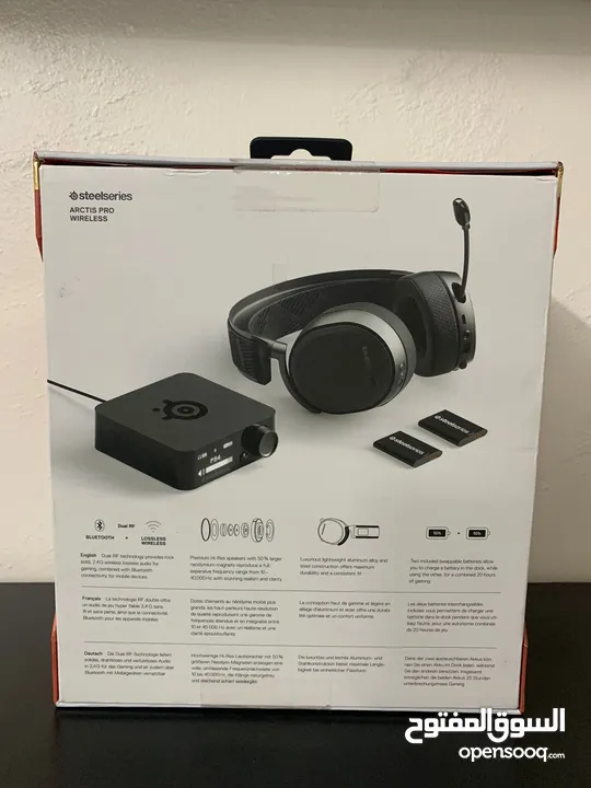 SteelSeries Arctis Pro Wireless Headset + Bluetooth for PS5/PS4 & PC