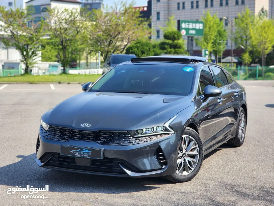 KIA K5 Hybrid 2021بانوراما فل  وارد كوري فحص كامل و لا ملاحظه كلين تايتل من دون حوادث