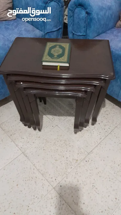 كنب للبيع ثلاثية وثنائية وطقم طربيزات