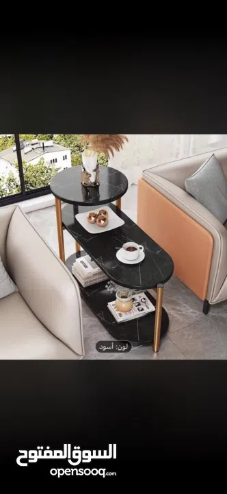 طقم طاولات ديكور فاخرة (عدد 2)