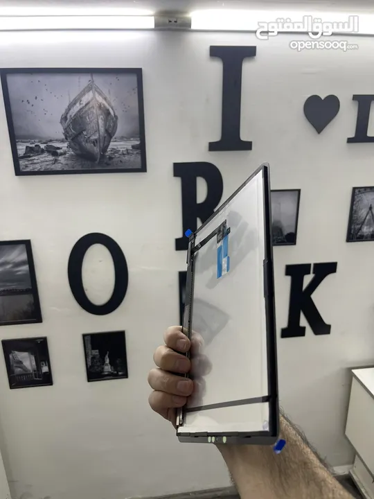 شاشة  أيباد IPAD 7-8-9  الداخلية أصلي شركة 100% شامل التركيب ( كفالة خطية من المحل )