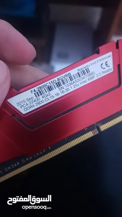 حبة رام hyperx x 16gb rgb 3200mhz