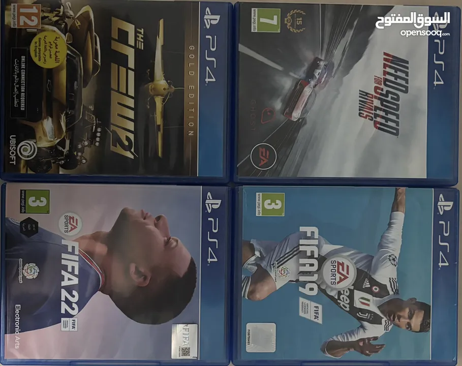 The crew 2,fifa22,19, nfs rivals