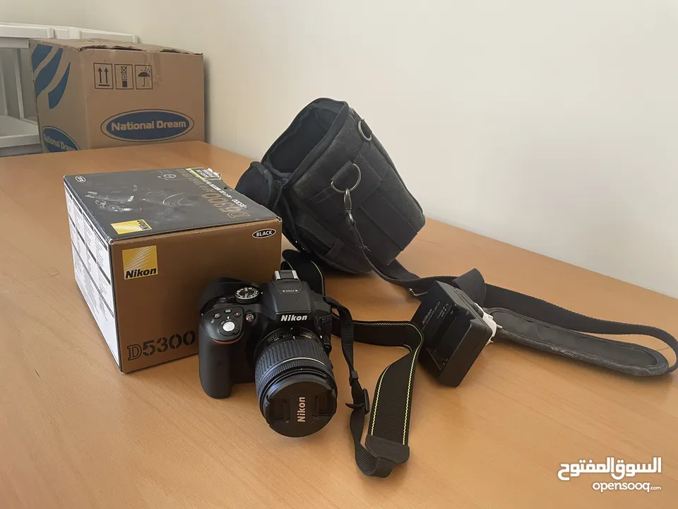 كاميرا للبيع نيكون d5300 شتر 1200