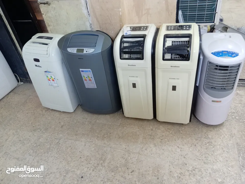 مكيفات متنقل من100الى150 تشكيله واسعه أسعار تناسب جميع
