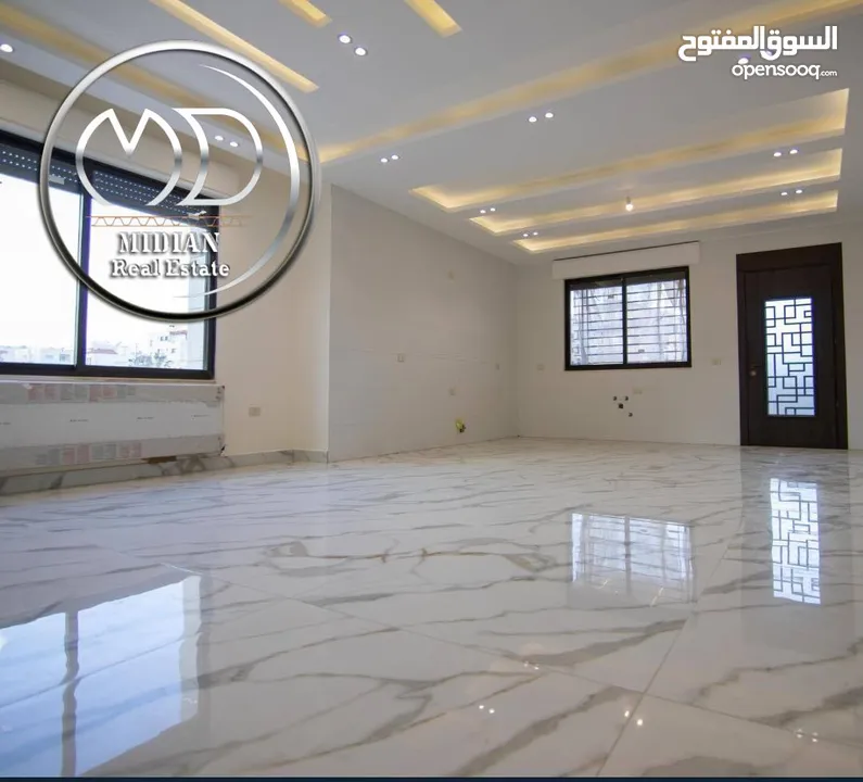 شقق أرضية و طوابق مكررة جديدة للبيع تلاع العلي مساحات 200م تشطيبات وديكورات سوبر ديلوكس بأسعار مميزة