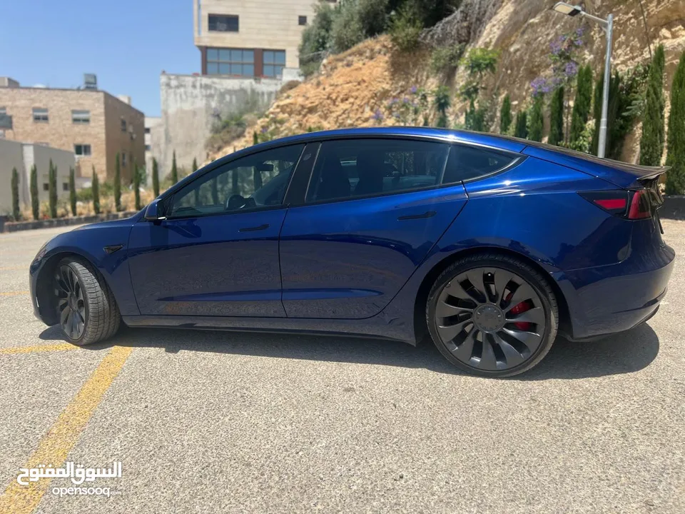 تيسلا موديل 3 لونج رينج بيرفورمنس Tesla Model 3 long range Performance