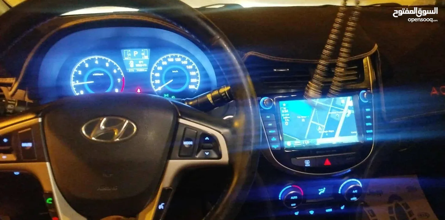 هيونداي  أكسنت،   2018 ترخيص 2018 بنزين فل إضافات ماعدا فتحة سقف