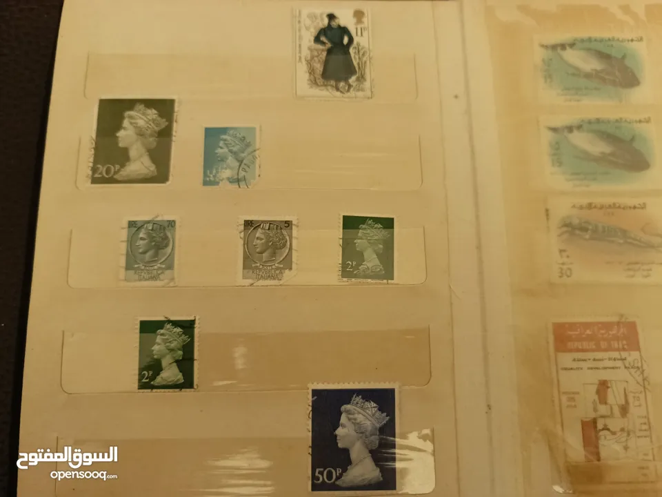 طوابع بريدية قديمة