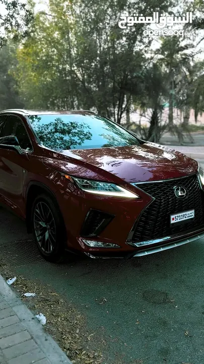 LEXUS RX350 - F SPORT - RED - ZERO ACCIDENT - 2022