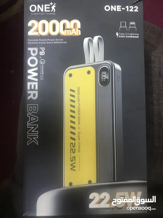 باور بانك شحن موبايل يعطيك شحن ثلاث مرات الحجم 20000   Mah