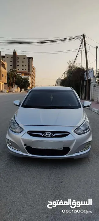 هونداي اكسنت ديزل 2014 اربعه غيار نخب اول بسعر 45000 ألف نقدا بدل وارد