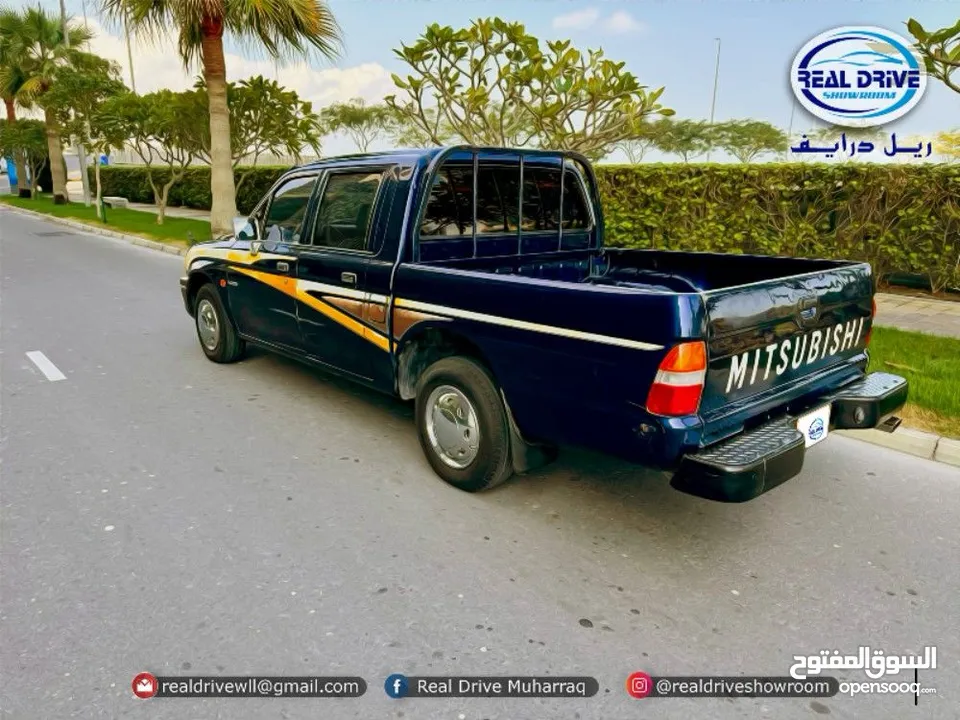 MISTUBISHI L200  DOUBLE CABIN   Year-1999  Engine-2.4L  4 Cylinder   Colour-blue  Odo meter-193k