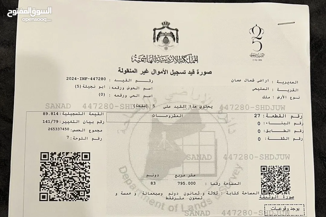 قطعت ارض للبيع