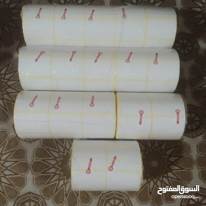 استيكرات الطابعة 17 بسعر ربع دينار ابو مؤمن  printer sticker 250 fils