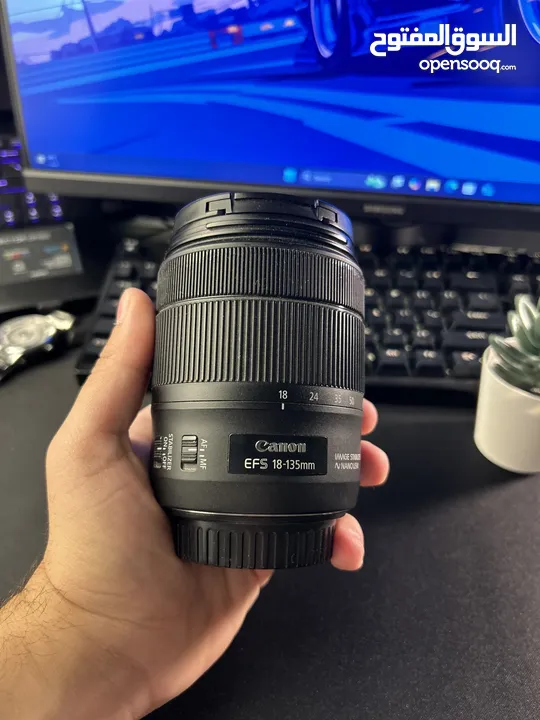 عدسة كانون Canon EF-S 18-135mm IS USM الإصدار الثاني من افضل العدسات بسعر حرق