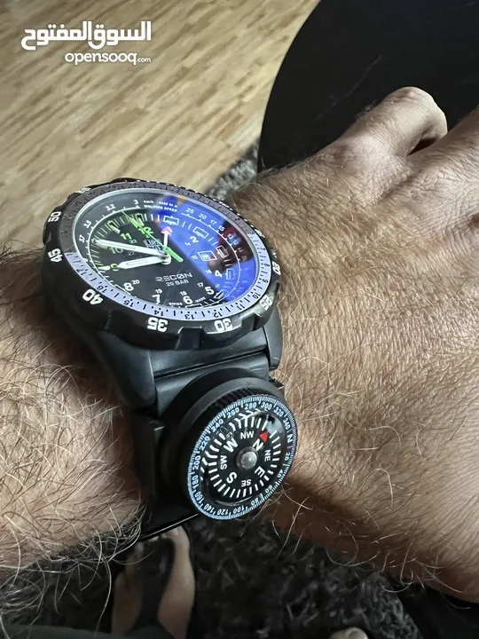 مع بوصله اصليه Luminox ساعه عسكريه حجم كبير 46 xl