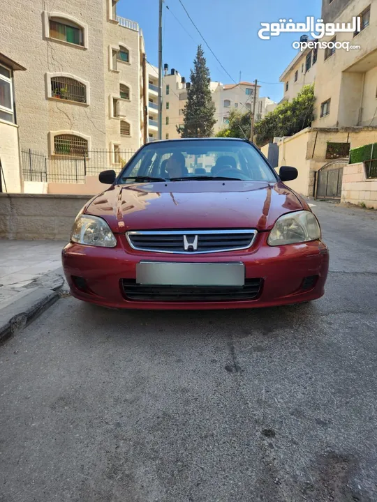 هوندا سيفيك 1999 للبيع – يد أولى، جير عادي، بحالة ممتازة