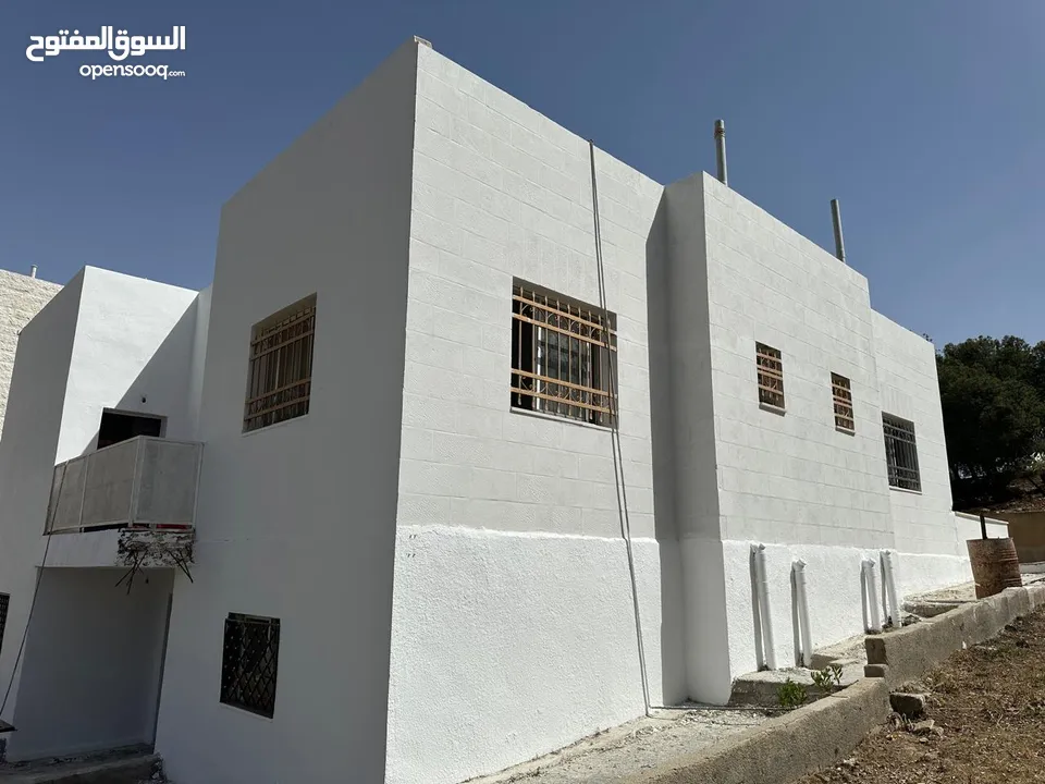 بيت مستقل مكون من طابق ارضى و تسوية للبيع على دونم أرض - الكرك / ابو حمور - بجانب مديرية الزراعة