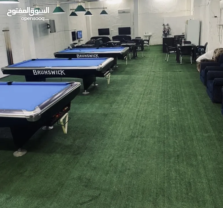 قهوة وبلياردو للبيع