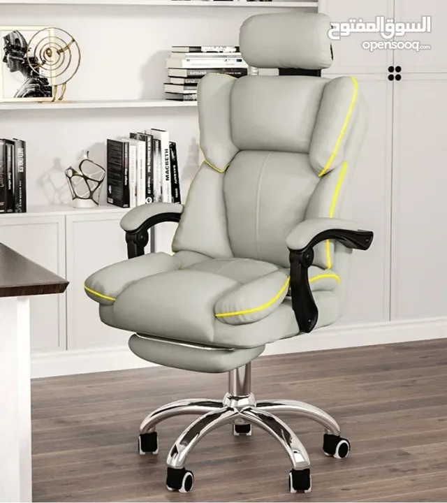 Comfortable Sedentary Lazy Computer Chair, Leisure(Grey)