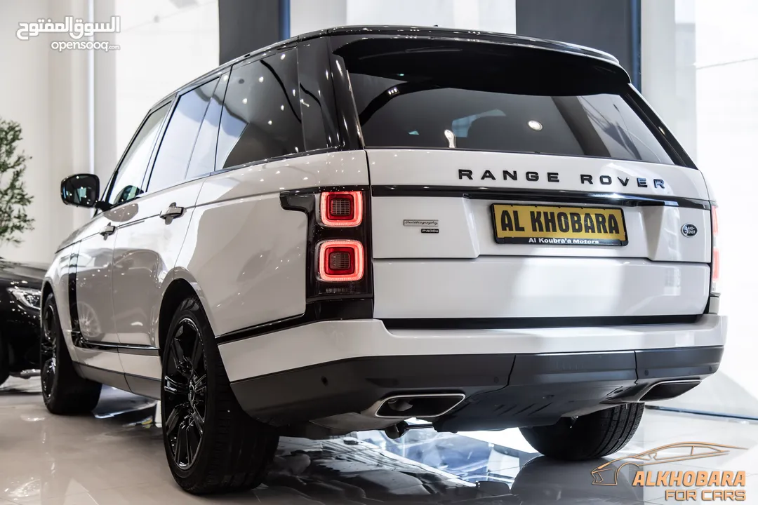 Range Rover Vogue 2021 Autobiography Black package   السيارة وارد الماني و صيانة الشركة