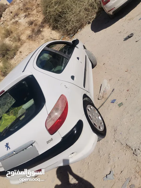 بيجو 206 موديل 2007 جير عادي ماتور 1400