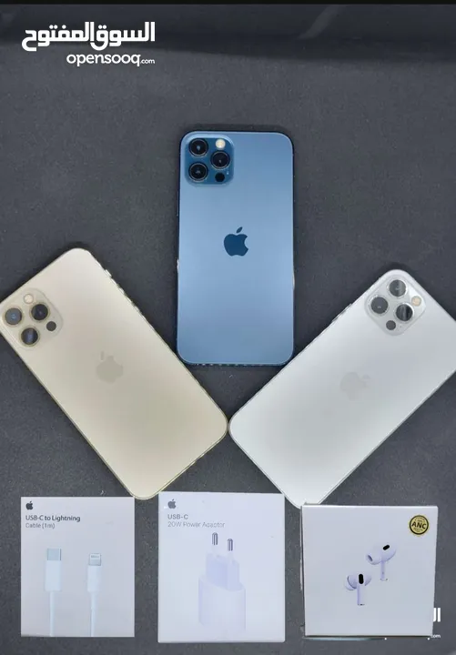 iphone 12 pro 256GB & 512GB- ايفون 12 برو 256ج.ب