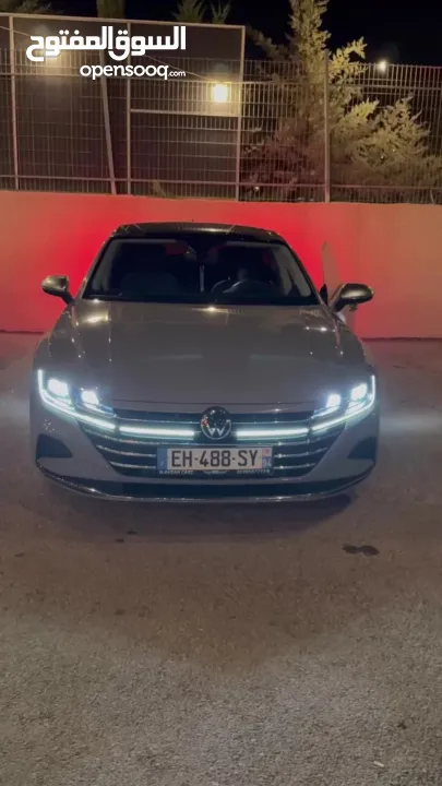 فولكس فاجن آرتيون فيس ليفت – فل إضافات  لون باطوني نادر  رقم مميّز