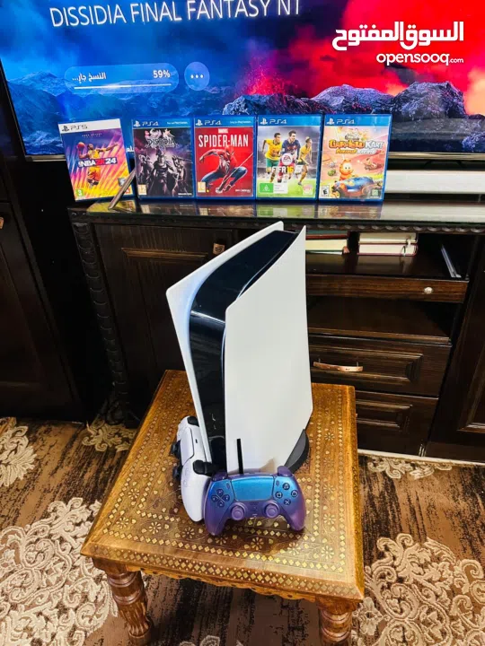 Playstation 5 Fat Blueray  بلاستيشن 5