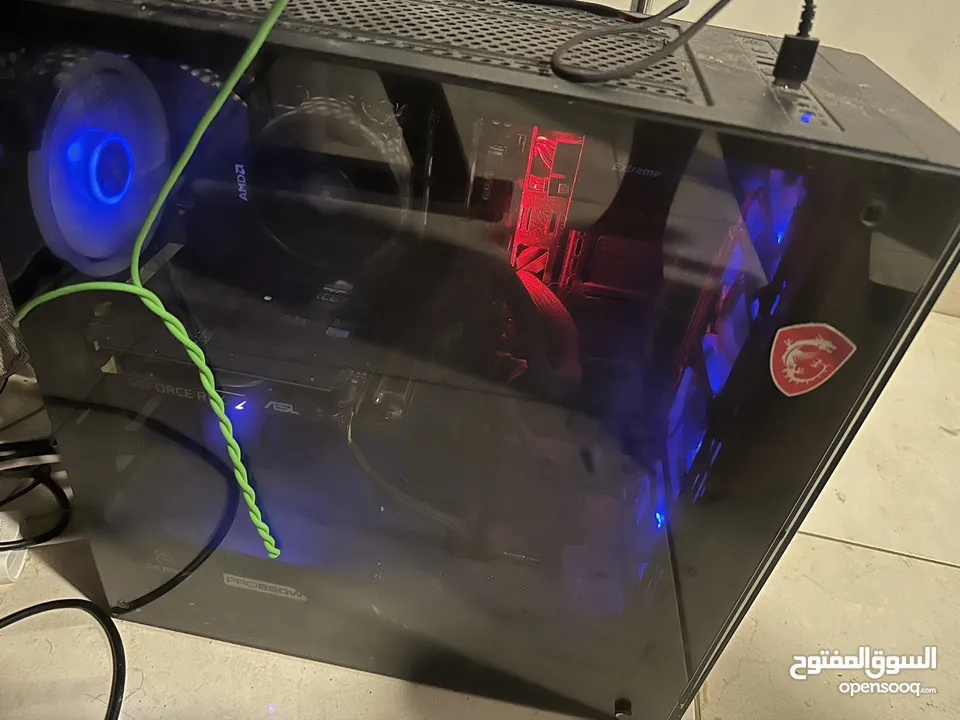 شاشه جيمنج 240 HZ + كايس العاب احترافي