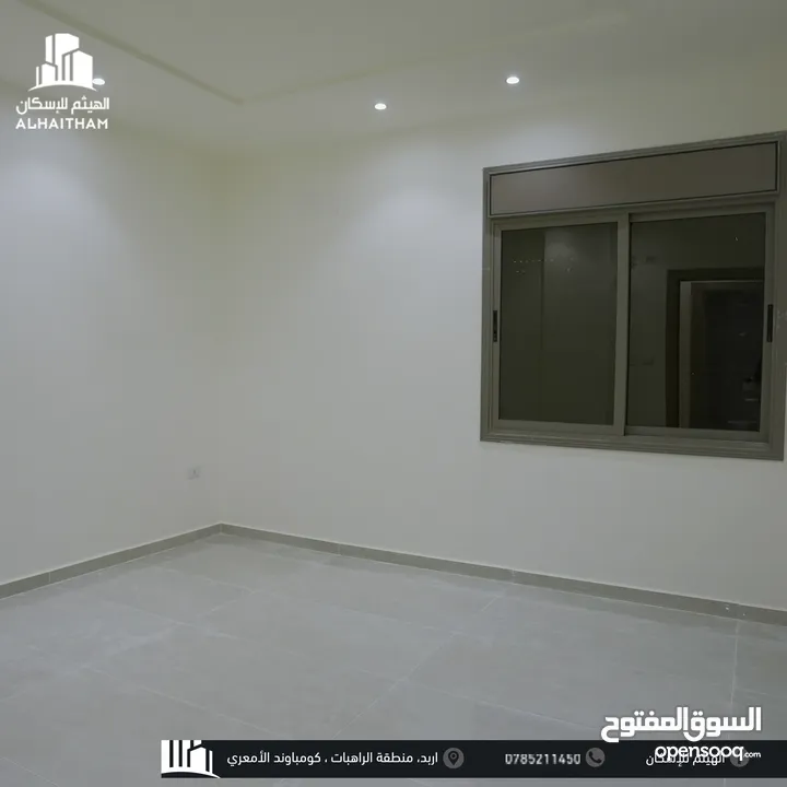 شقق فاخرة للبيع في محافظة اربد منطقة الراهبات ( اسكانات الهيثم ) تشطيبات مميزة و مساحات مختلفة