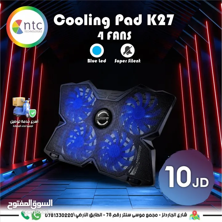 Cooling Pad K27 4 fan