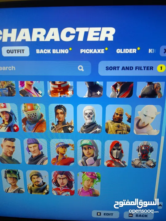 حساب فورت نايت سيزون 3 وحزمة توتش ونوادر