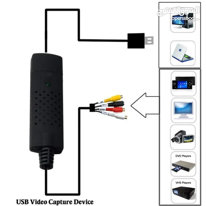 وصلة تحويلة EAZY CAPTURE  من USB إلى AV