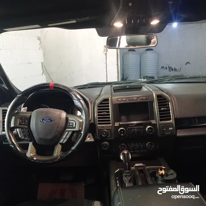 فورد رابتر أصلي للبيع للجادين فقط بسعر مناسب  F150  2018 أزرق جنط بي دلك فل بنوراما