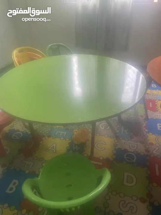 اثاث  مدرسة ورضة.  مكاتب  مستعملة بحاله الجيد جدا المفرق