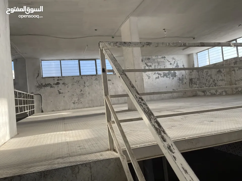 مخازن ومستودعات وأرض مصورة للإيجار بمساحات مختلفة