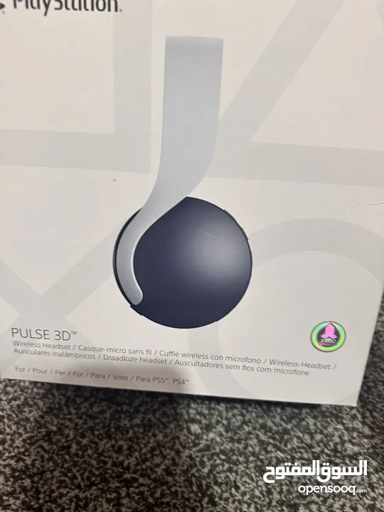 سماعات بلايستيشن 5 موديل Pulse3D جديدة بالكرتونة للبيع بسعر لقطة واحدة PS5 Headset Pulse 3D for sale