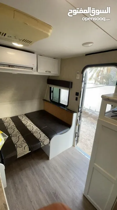للبيع كرفان أمريكي 18 قدم موديل 2018  For sale: 18-foot American caravan, 2018 model
